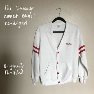 Okoboji White Cardigan